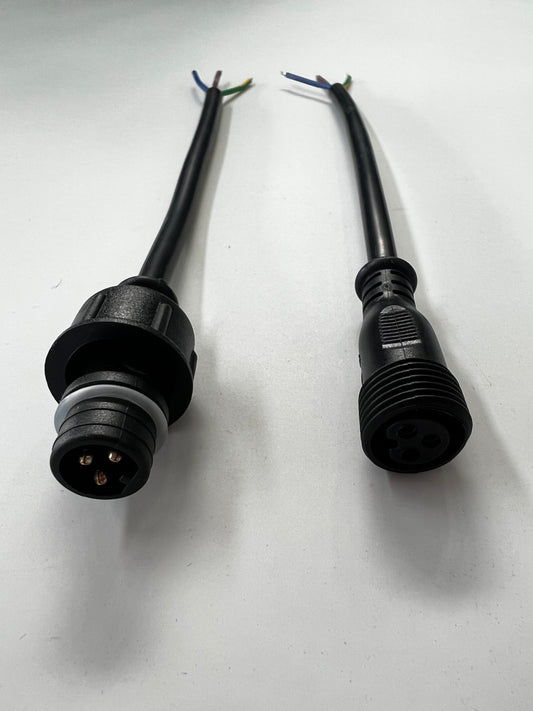 PREORDER Outdoor Rated Waterproof 3-Pin Pigtails
